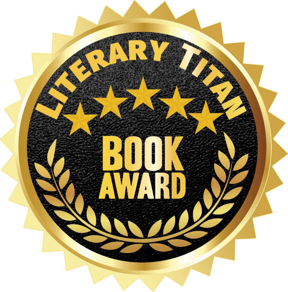 book award seal Literary Titan for You Me We