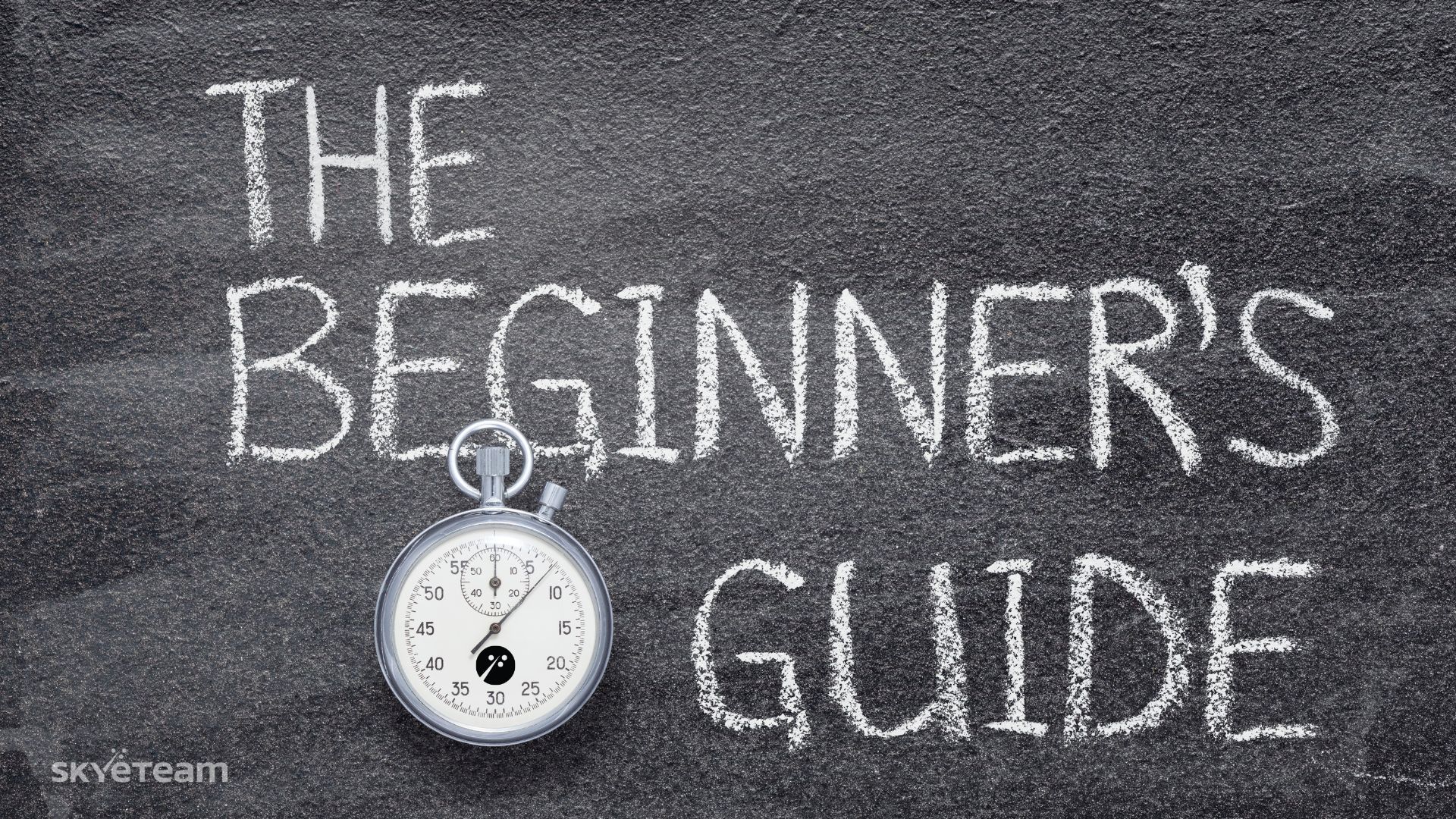 a chalkboard with the words the beginners guide written on it the key to lifelong learning