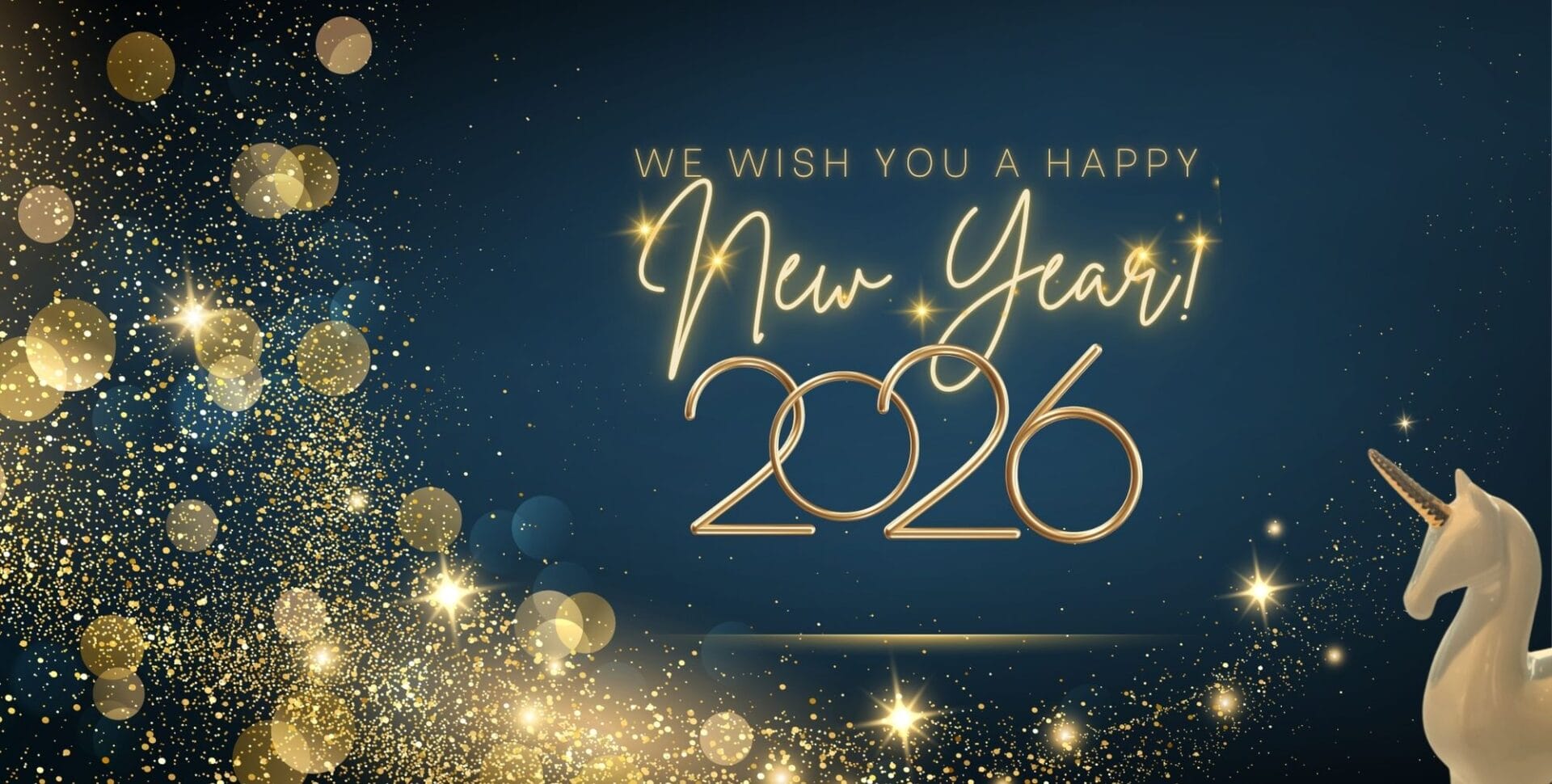 test reads We wish you a happy new year 2026