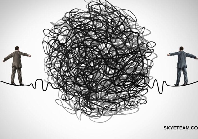 Leadership team with visible tension — signs of a dysfunctional team