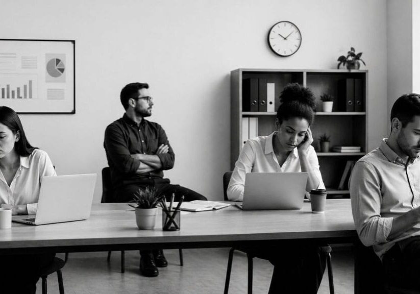 workplace disconnection caused by disconnected leaders resulting in disconnected teams